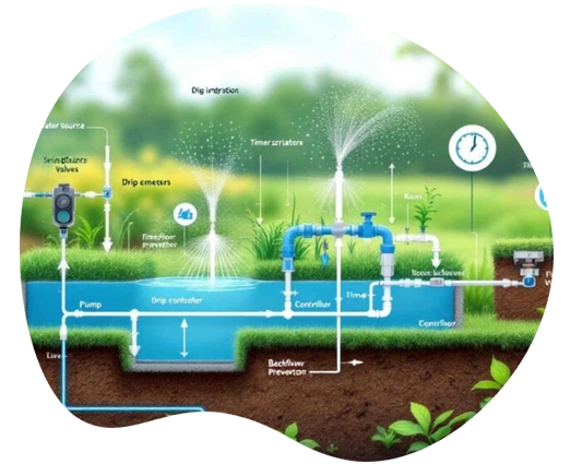 Key Applications in Irrigation & Waterworks